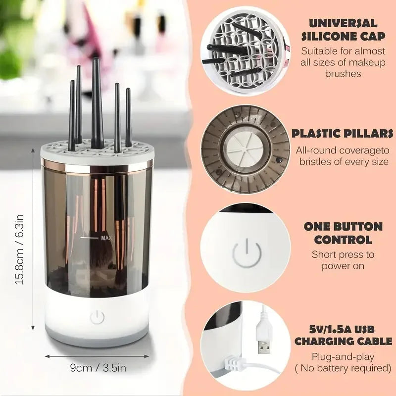 SwiftClean™ Makeup Brush Cleaner